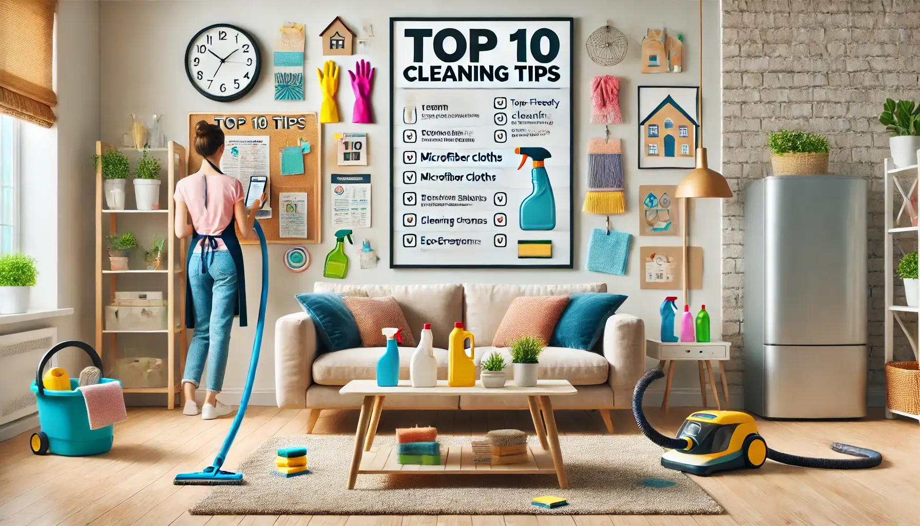 Top 10 Cleaning Tips for Busy Homeowners