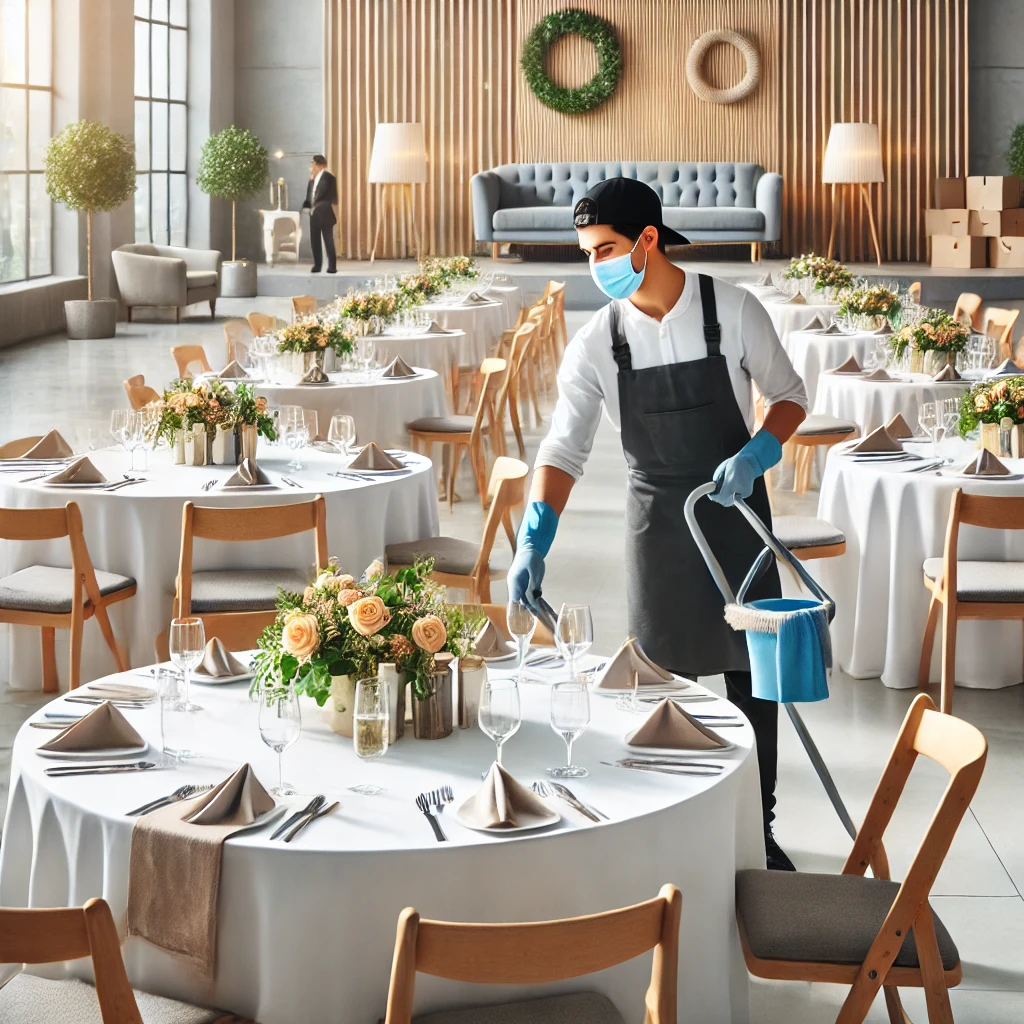 Business event cleaning services